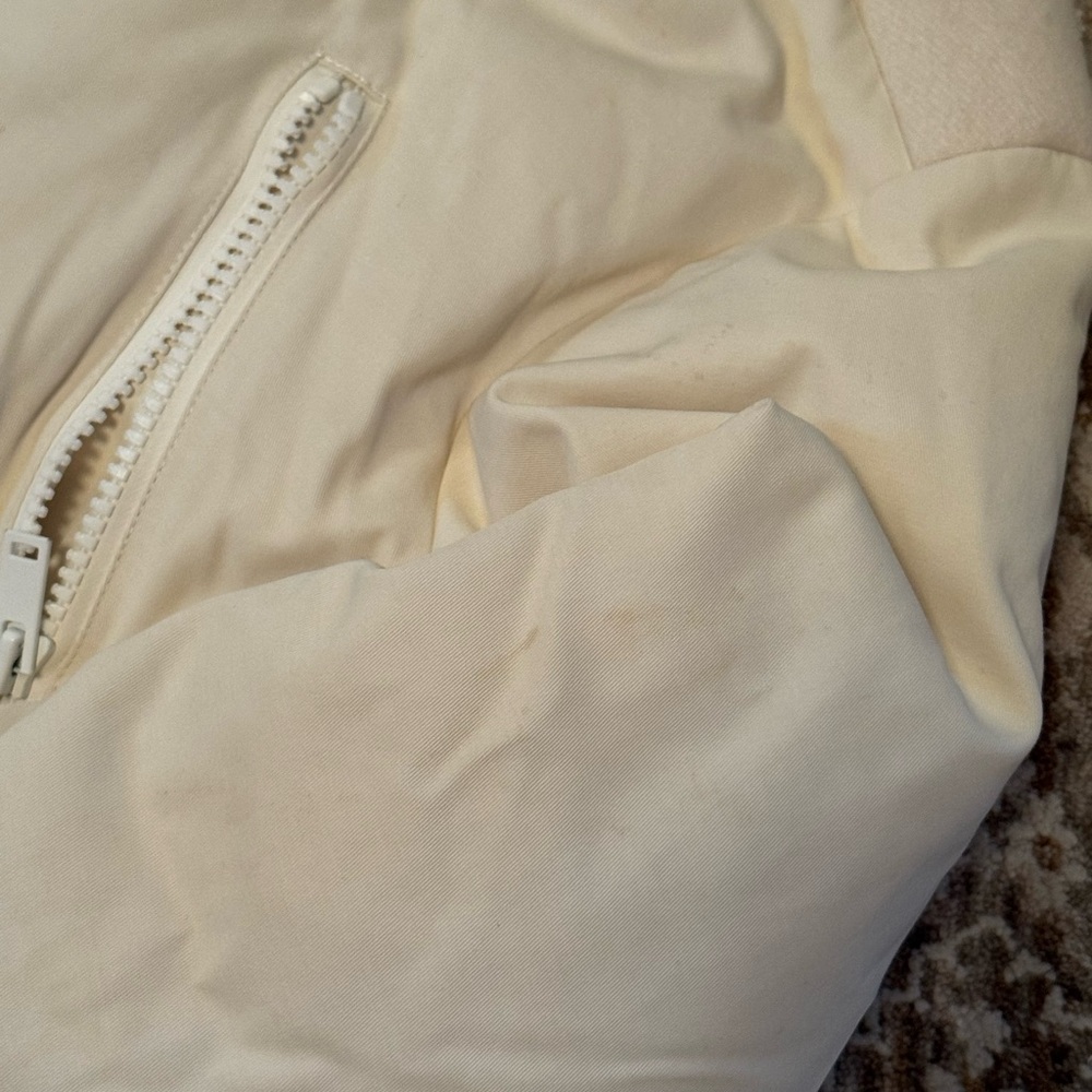 DKNY Cream Bomber Jacket - Picture 4 of 6